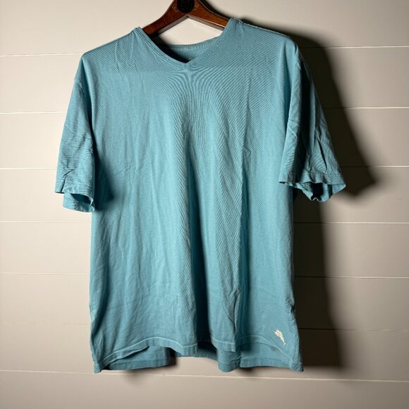Tommy Bahama Distressed T-Shirt XXL Blue - Picture 1 of 6